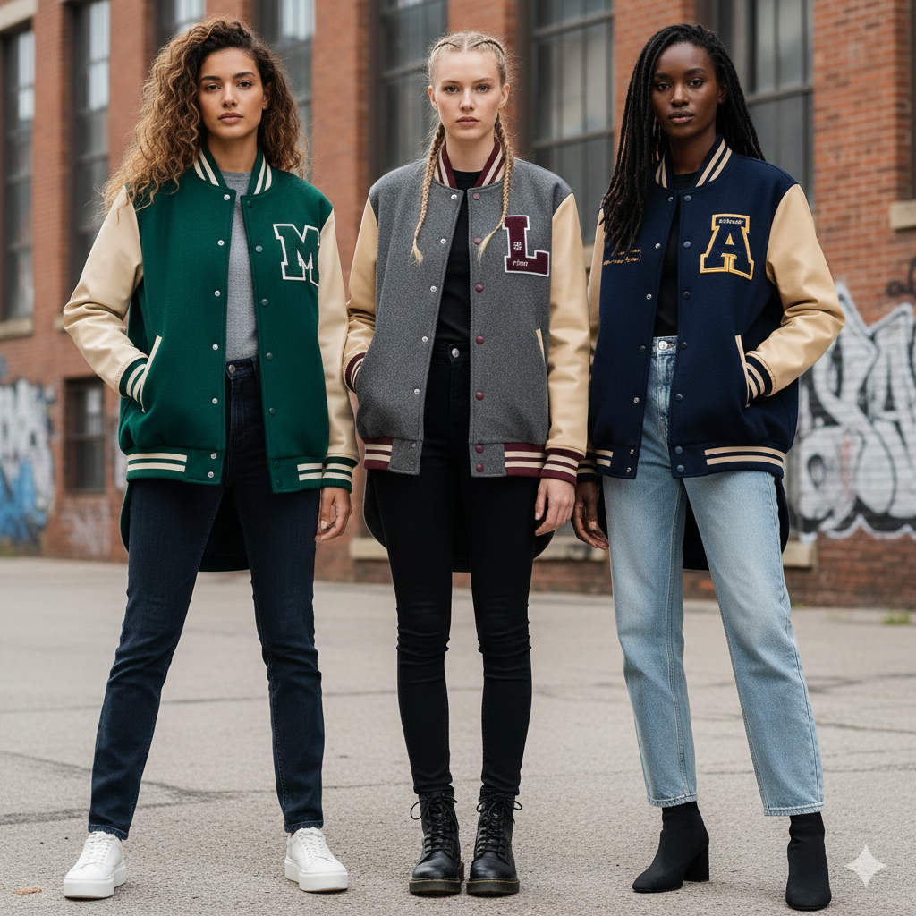7 Game-Changing Solutions for Varsity Jackets Tall Women Need with Perfect Length