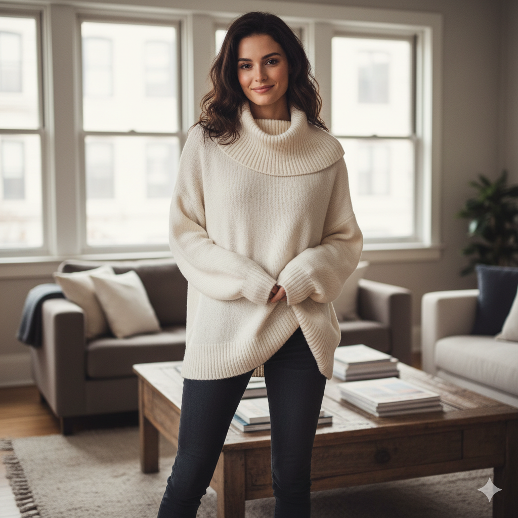 The Ultimate Perfect Proportions Guide To Wearing Oversized Sweaters That Flatter Every Body