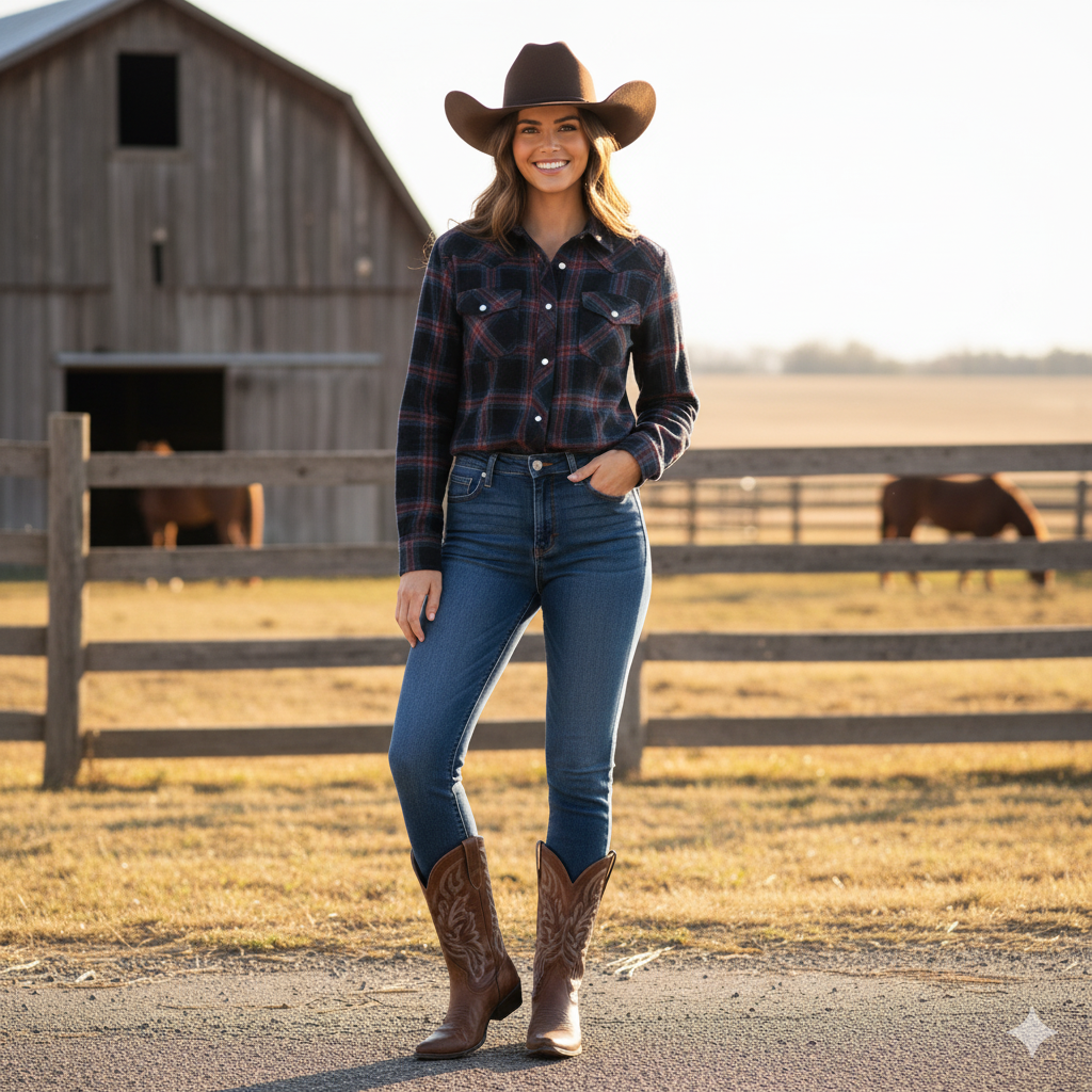 14 Authentic Ways Western Snap Button Flannel Jackets Empower Modern Cowgirls