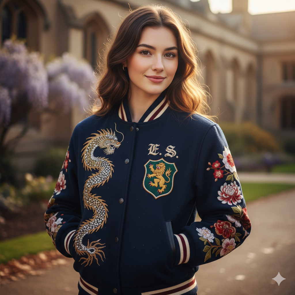 8 Breathtaking Embroidered Varsity Jackets Elevating Personal Style