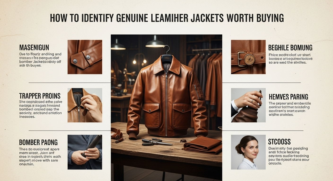 10 Proven Ways: Identify Genuine Leather Bomber Jackets