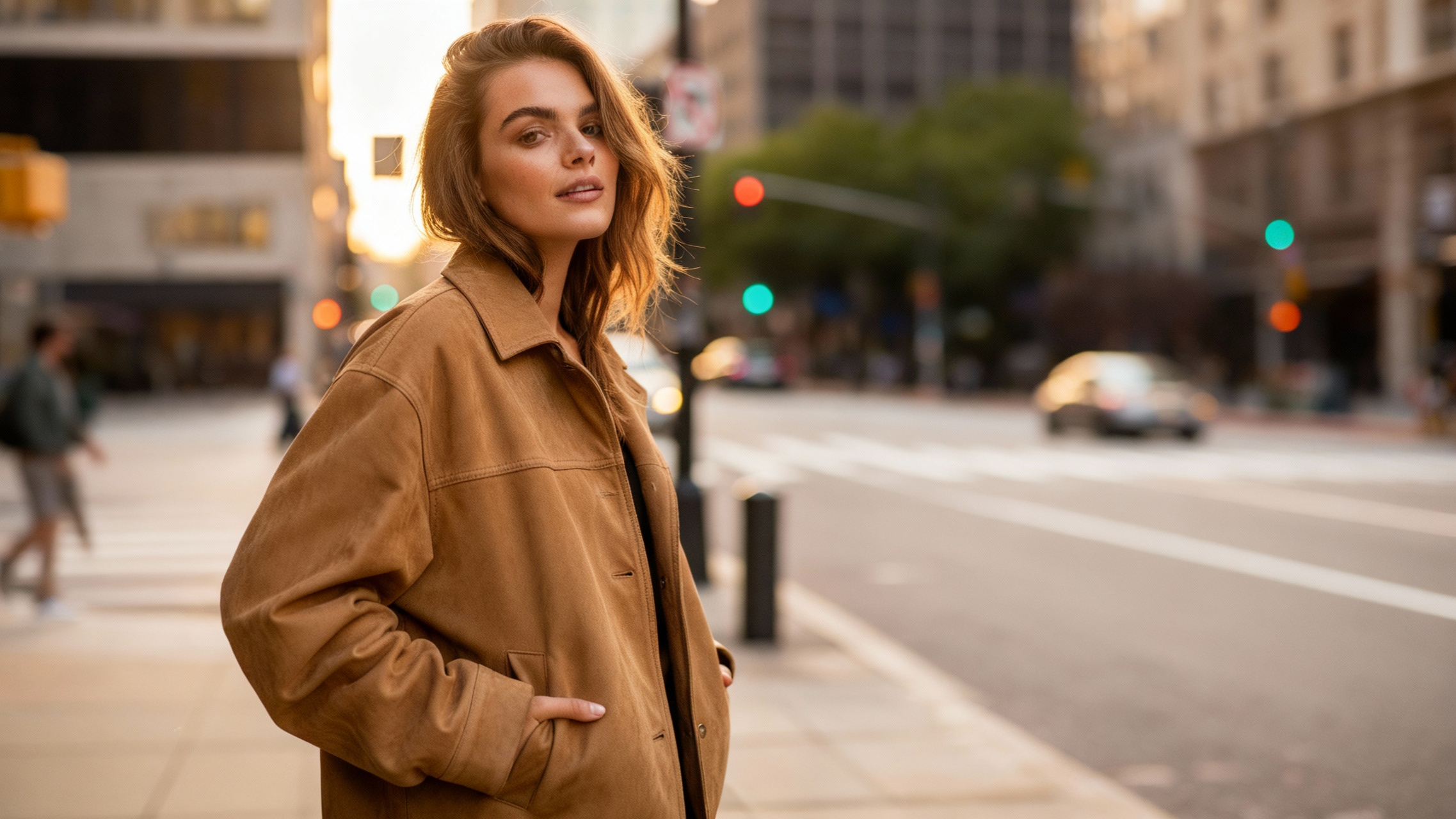 8 Ways Oversized Suede Jackets Define Modern Relaxed Style
