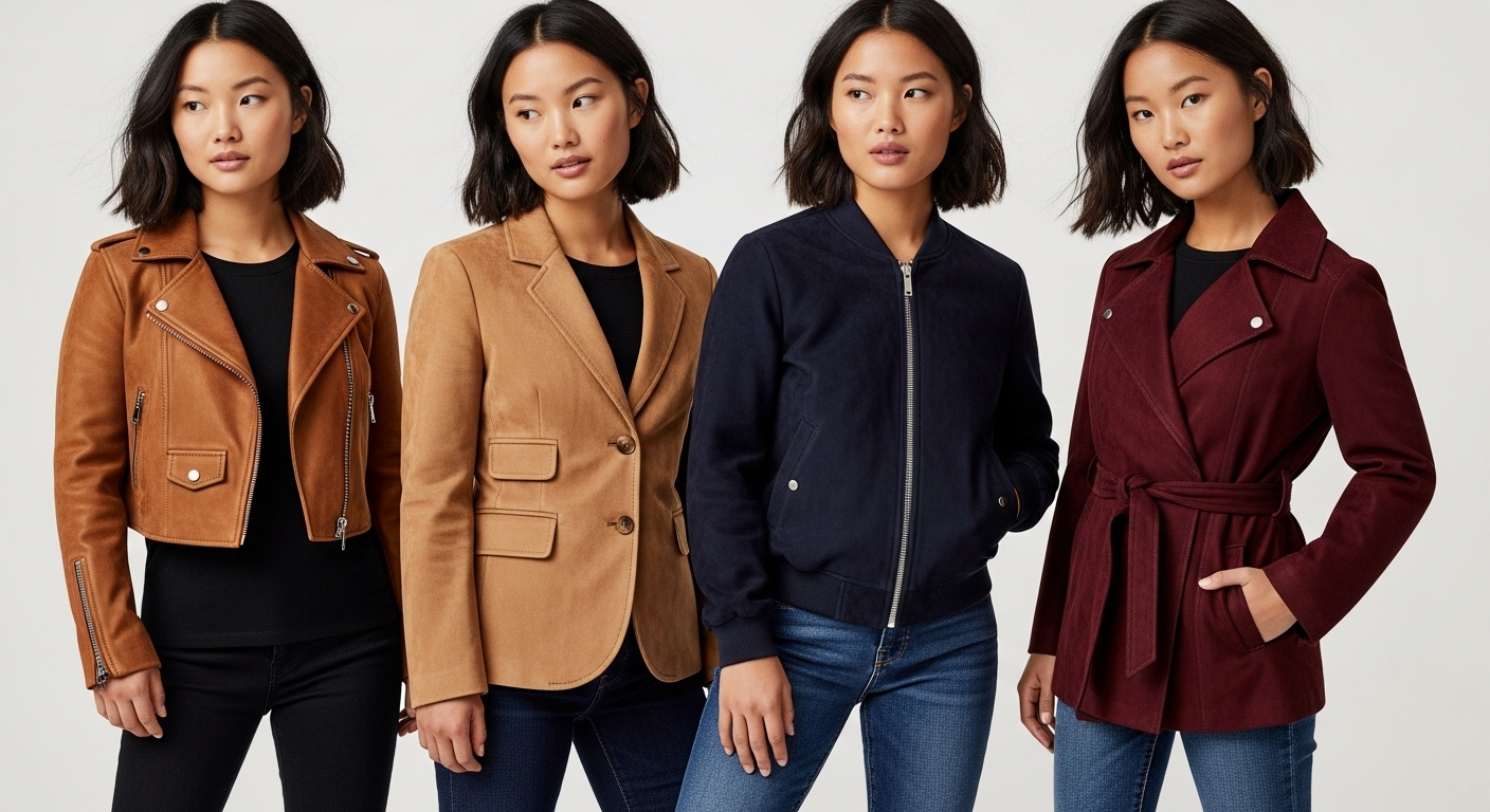 9 Perfect Suede Jackets: Ultimate Petite Women’s Proportion Guide