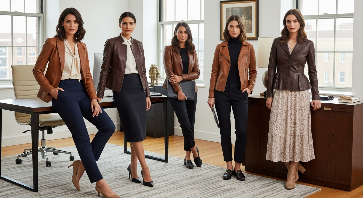 8 Essential Tips: Styling Brown Leather Jackets Professional Work