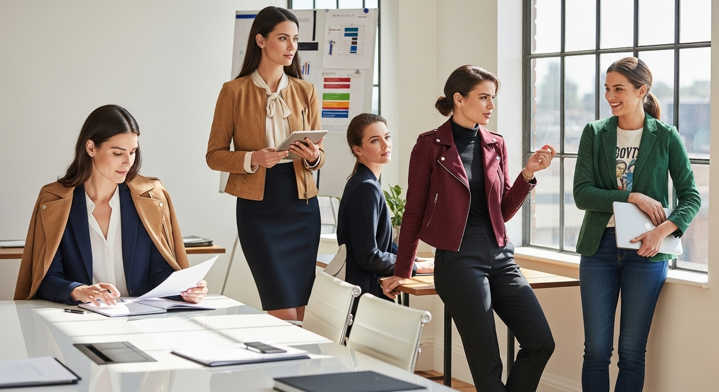 7 Powerful Ways: Styling Professional Suede Jackets Work Outfits