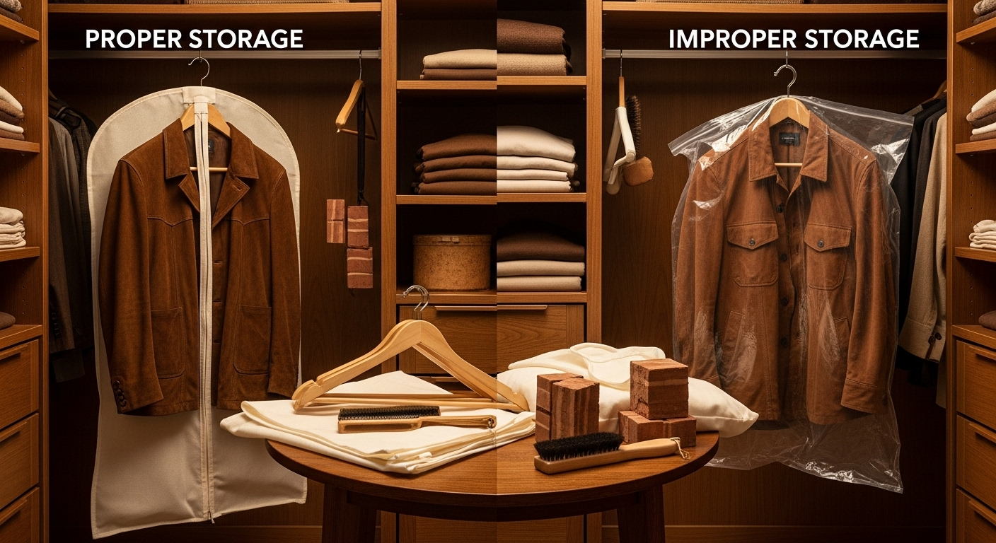 8 Essential Suede Jacket Storage Tips: Prevent Crushing Damage