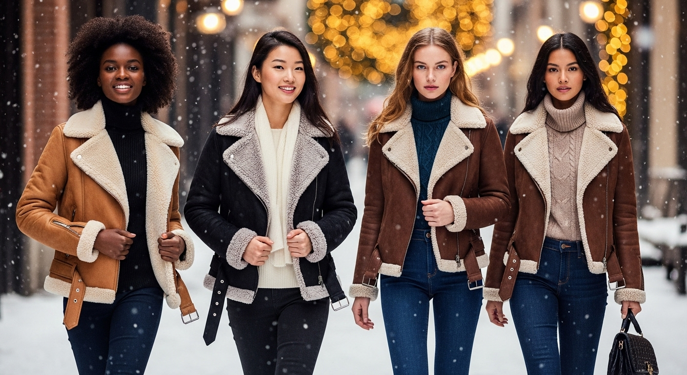 15 Foolproof Winter Outfit Formulas: Warm Suede Jacket Edition