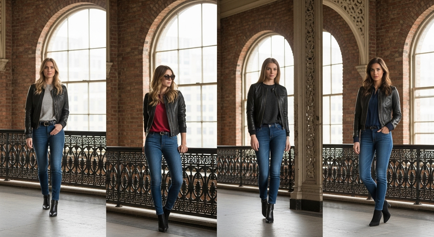 10 Timeless Leather Bomber Jeans Boots Combinations That Never Fail