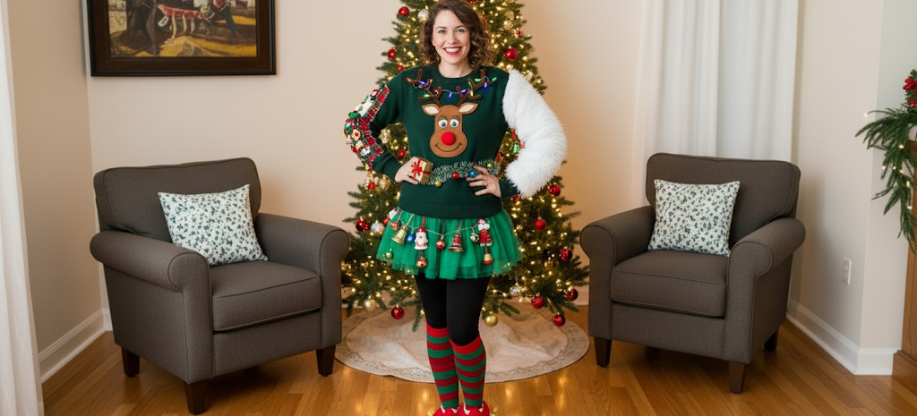 12 Budget-Friendly DIY Ugly Christmas Sweater Ideas Women Love
