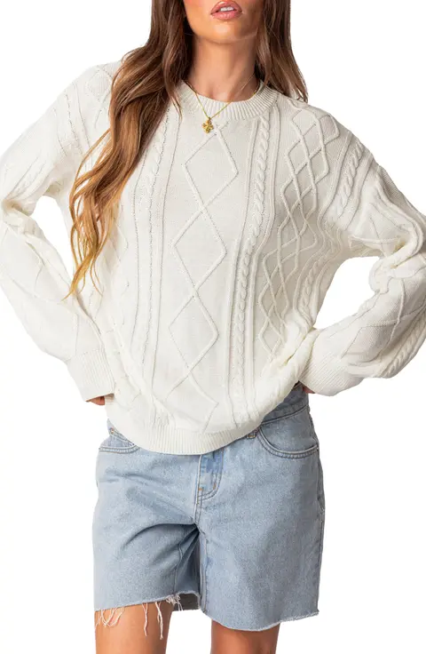 Oversized Cotton Sweaters for Women