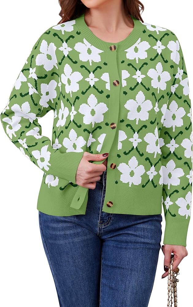 Floral Print Knit Summer Sweaters Women
