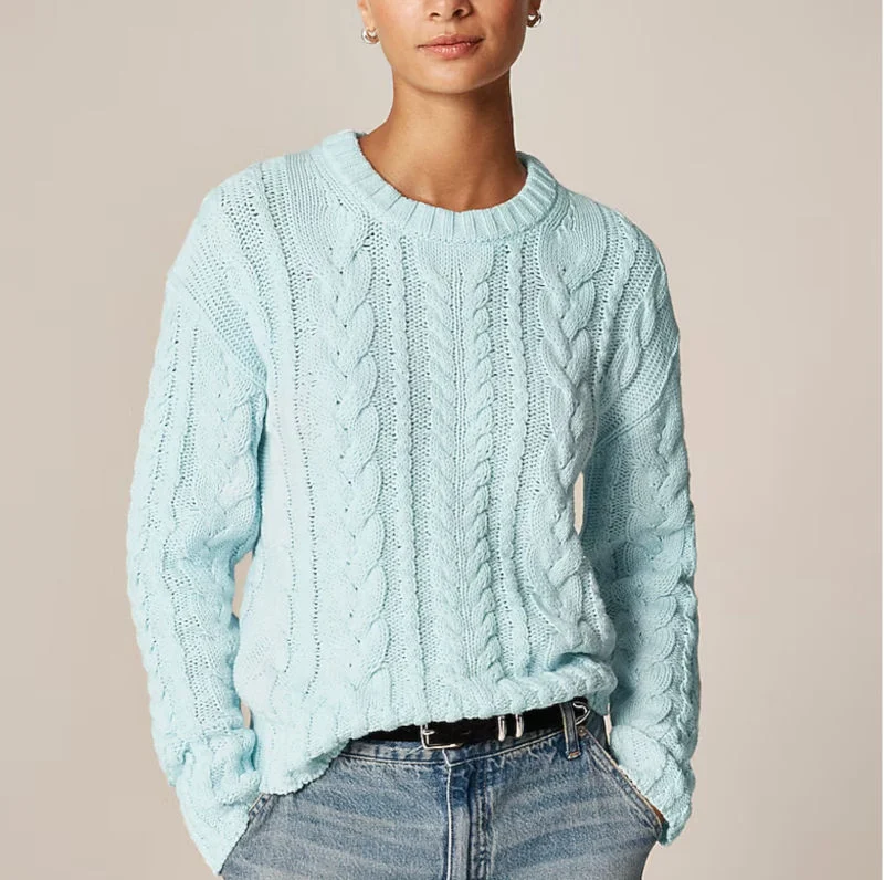 Pastel Summer Sweaters Women Soft Tones