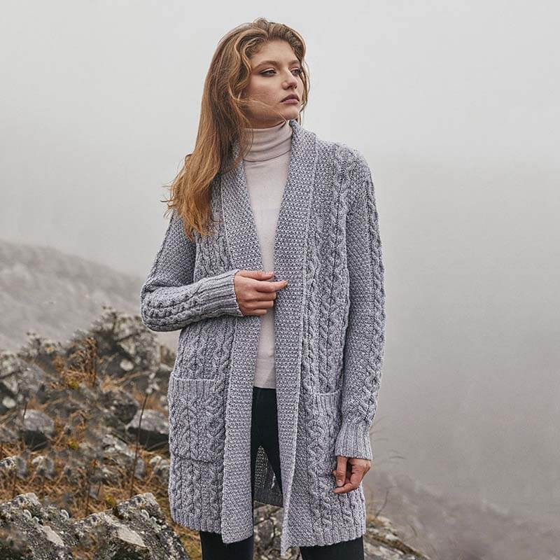Merino Wool Long Sweaters for Women
