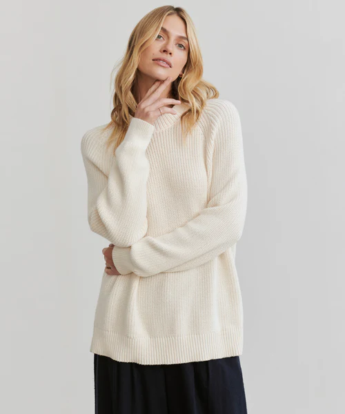 Oversized Fisherman Knit Sweaters Women Winter