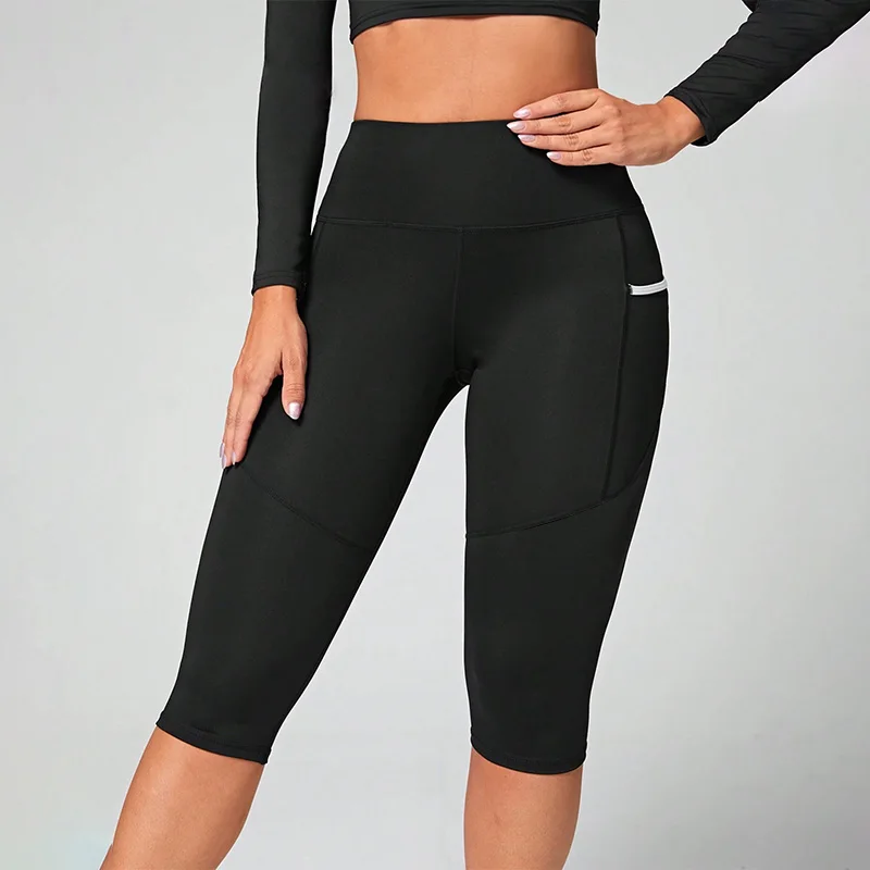 Yoga Pants With Hidden Waistband Pockets Perfect for Cards, Keys, and Cash